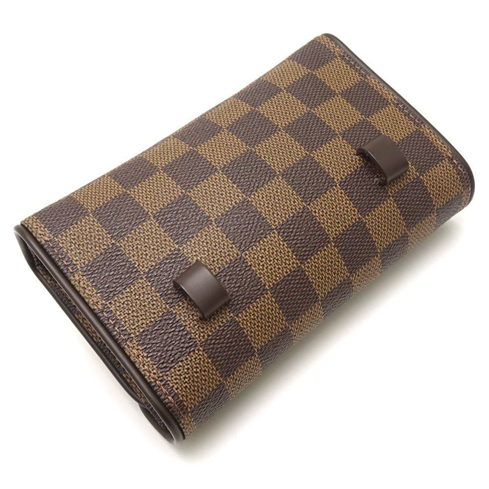 Louis Vuitton Damier Pochette Florentine Ebene Waist Pouch Brown - Picture 4 of 7